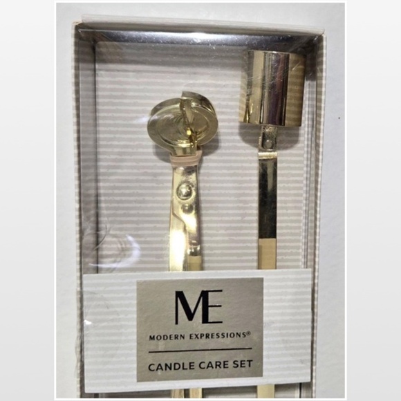 New Modern Expressions Candle Care Wick Trimmer & Extinguisher Snuffer Set NWT - Picture 2 of 11